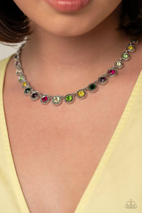 Kaleidoscope Charm - Multi-Jewelry-Paparazzi Accessories, Just Because Jewels-Just Because Jewels
