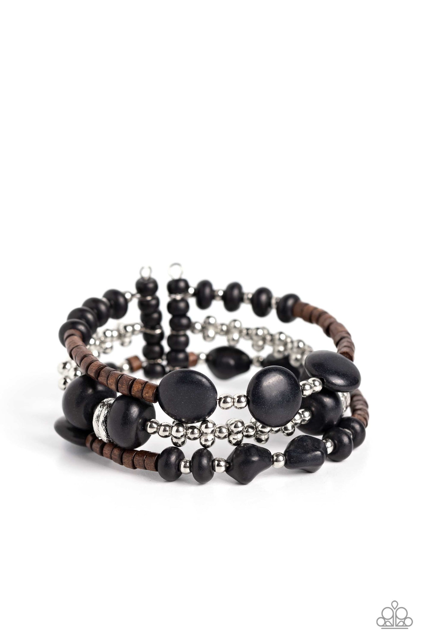 Operation Outdoors - Black-Jewelry-Paparazzi Accessories, Just Because Jewels-Just Because Jewels