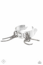 Load image into Gallery viewer, CHAIN Showers - White-Jewelry-Paparazzi Accessories, Just Because Jewels-Just Because Jewels