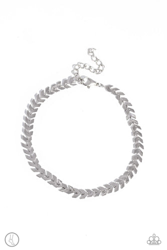 Point in Time - Silver-Jewelry-Paparazzi Accessories, Just Because Jewels-Just Because Jewels