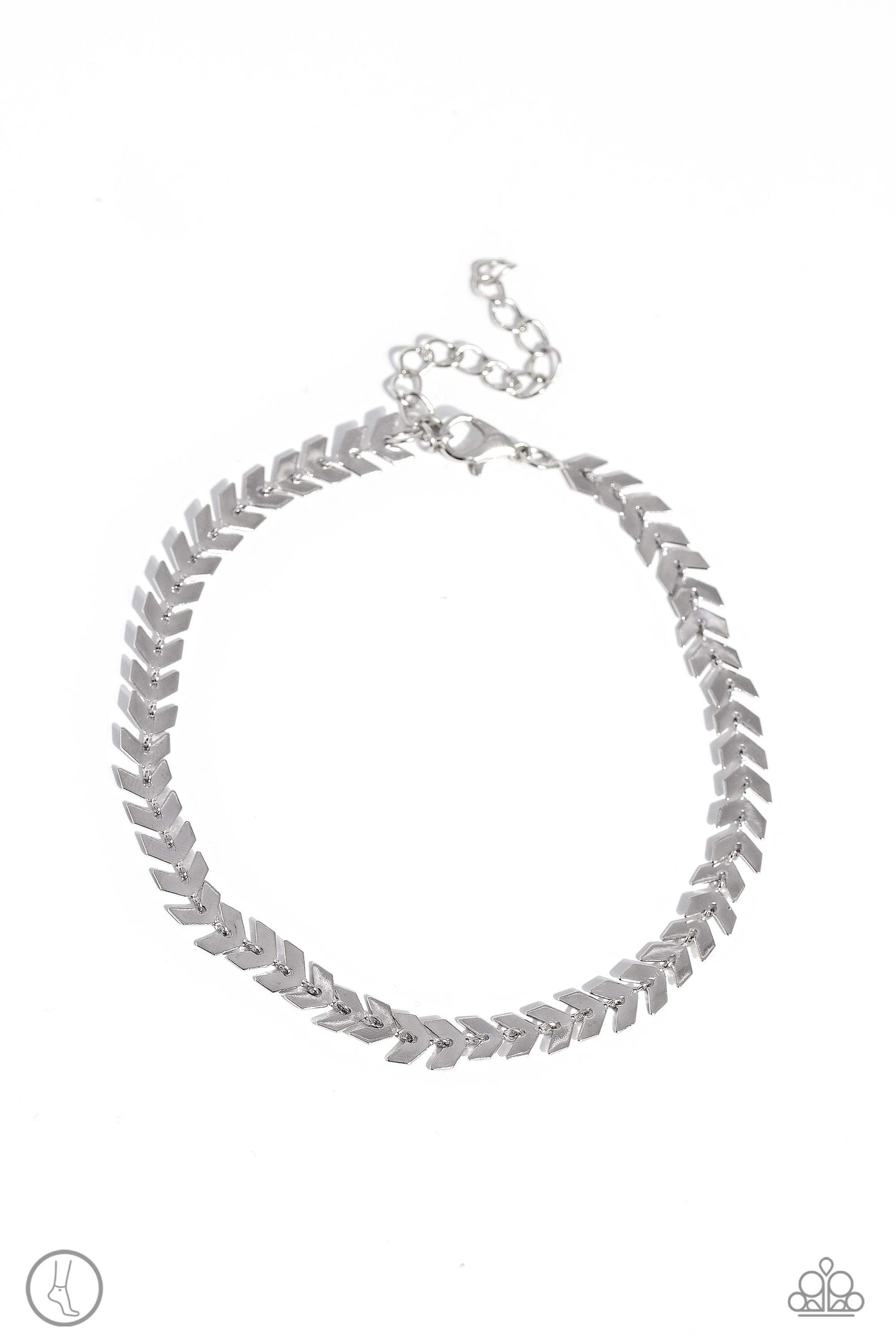 Point in Time - Silver-Jewelry-Paparazzi Accessories, Just Because Jewels-Just Because Jewels