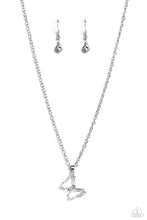 Load image into Gallery viewer, Butterfly Lullaby - White-Jewelry-Paparazzi Accessories, Just Because Jewels-Just Because Jewels