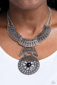 Fetching Filigree - Black-Jewelry-Paparazzi Accessories, Just Because Jewels-Just Because Jewels