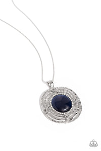 Maze STUNNER - Blue-Jewelry-Paparazzi Accessories, Just Because Jewels-Just Because Jewels