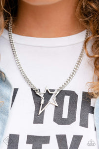 Playful Popstar - Silver-Paparazzi Accessories, Just Because Jewels-Just Because Jewels