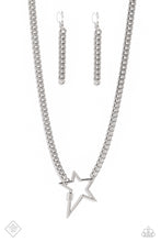 Load image into Gallery viewer, Playful Popstar - Silver-Paparazzi Accessories, Just Because Jewels-Just Because Jewels