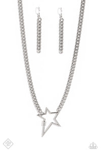 Playful Popstar - Silver-Paparazzi Accessories, Just Because Jewels-Just Because Jewels