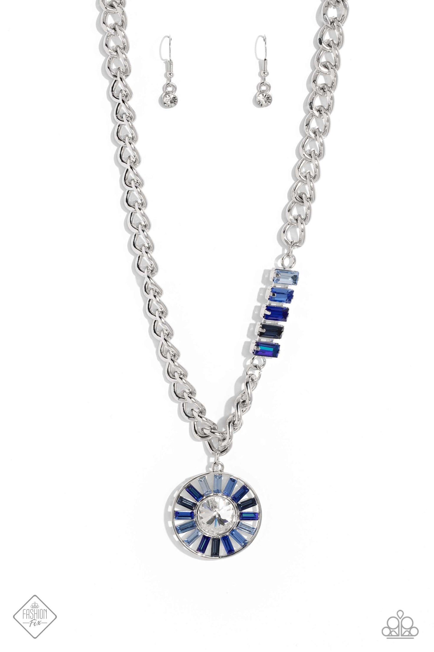 Tiered Talent - Blue-Jewelry-Paparazzi Accessories, Just Because Jewels-Just Because Jewels