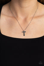 Load image into Gallery viewer, Leave Your Initials - Silver - T-Jewelry-Paparazzi Accessories, Just Because Jewels-Just Because Jewels