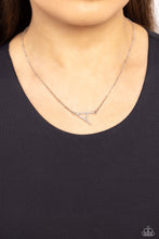 Load image into Gallery viewer, INITIALLY Yours - A - White-Jewelry-Paparazzi Accessories, Just Because Jewels-Just Because Jewels