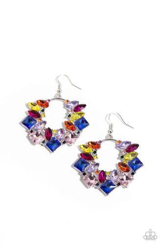 Wreathed in Watercolors - Multi-Jewelry-Paparazzi Accessories, Just Because Jewels-Just Because Jewels
