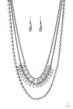 Load image into Gallery viewer, Dripping in Stardust - Black-Jewelry-Paparazzi Accessories, Just Because Jewels-Just Because Jewels