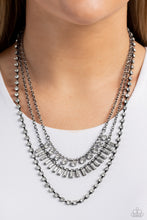Load image into Gallery viewer, Dripping in Stardust - Black-Jewelry-Paparazzi Accessories, Just Because Jewels-Just Because Jewels