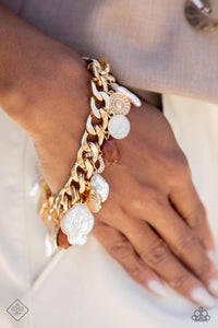 SEA For Yourself - Gold-Jewelry-Paparazzi Accessories, Just Because Jewels-Just Because Jewels