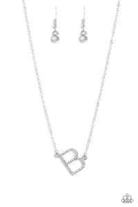 INITIALLY Yours - B - White-Jewelry-Paparazzi Accessories, Just Because Jewels-Just Because Jewels