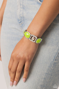 Majestic Mashup - Green-Jewelry-Paparazzi Accessories, Just Because Jewels-Just Because Jewels