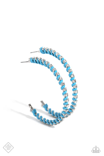 Put a STRING on It - Blue-Jewelry-Paparazzi Accessories, Just Because Jewels-Just Because Jewels