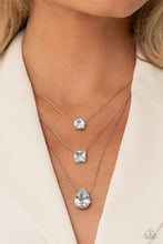 Load image into Gallery viewer, Lustrous Layers - White-Jewelry-Paparazzi Accessories, Just Because Jewels-Just Because Jewels