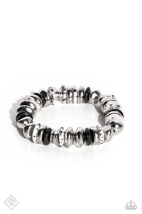Harmoniously High-End - Black-Jewelry-Paparazzi Accessories, Just Because Jewels-Just Because Jewels