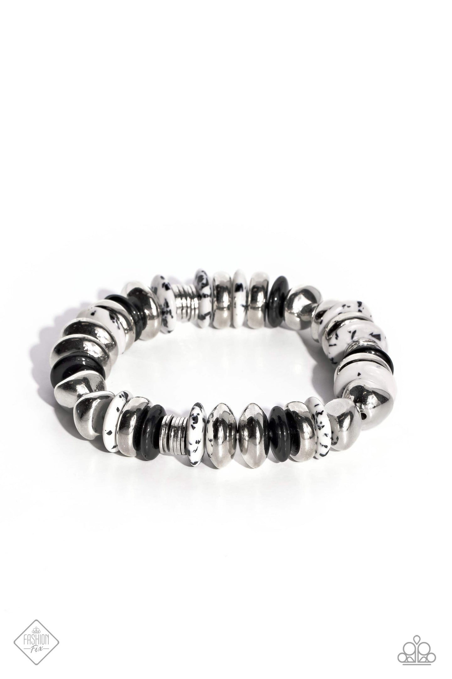 Harmoniously High-End - Black-Jewelry-Paparazzi Accessories, Just Because Jewels-Just Because Jewels
