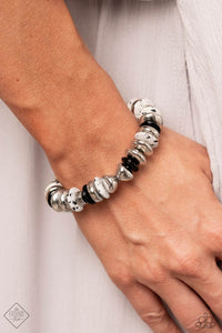 Harmoniously High-End - Black-Jewelry-Paparazzi Accessories, Just Because Jewels-Just Because Jewels