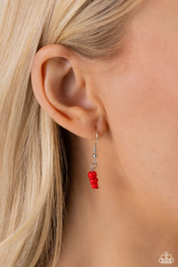 Summer Sentiment - Red-Jewelry-Paparazzi Accessories, Just Because Jewels-Just Because Jewels