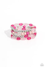 Load image into Gallery viewer, Glassy Gait - Pink-Jewelry-Paparazzi Accessories, Just Because Jewels-Just Because Jewels