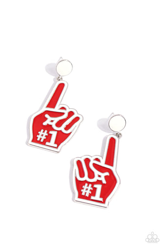 My Number One - Red-Jewelry-Paparazzi Accessories, Just Because Jewels-Just Because Jewels