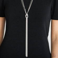 Load image into Gallery viewer, Forget Me KNOT - Silver-Jewelry-Just Because Jewels, Paparazzi Accessories-Just Because Jewels
