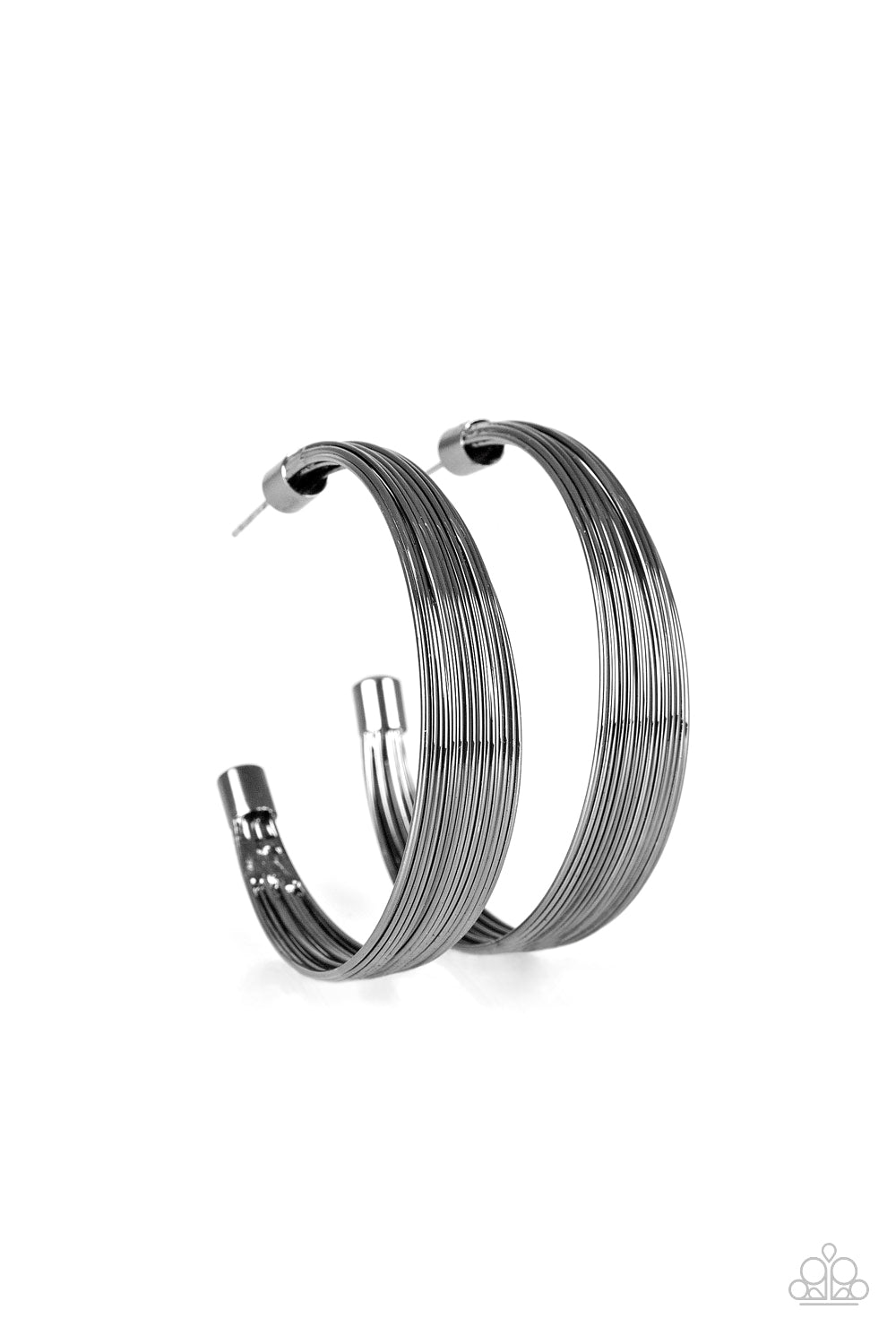 Live Wire - Black-Jewelry-Just Because Jewels, Paparazzi Accessories-Just Because Jewels