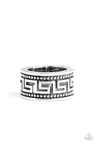 Tycoon Tribe - Silver-Just Because Jewels, Paparazzi Accessories-Just Because Jewels