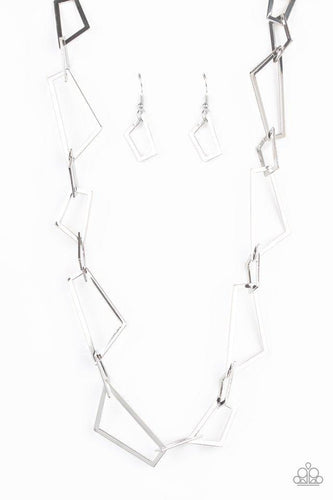 Shattering Records-Silver-Just Because Jewels, Paparazzi Accessories-Just Because Jewels