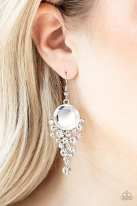 Elegantly Effervescent - White-Jewelry-Just Because Jewels, Paparazzi Accessories-Just Because Jewels