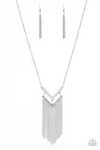 Alpha Glam - White-Jewelry-Just Because Jewels, Paparazzi Accessories-Just Because Jewels