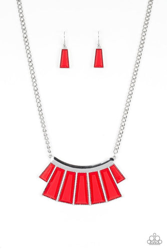 Glamour Goddess - Red-Just Because Jewels, Paparazzi Accessories-Just Because Jewels