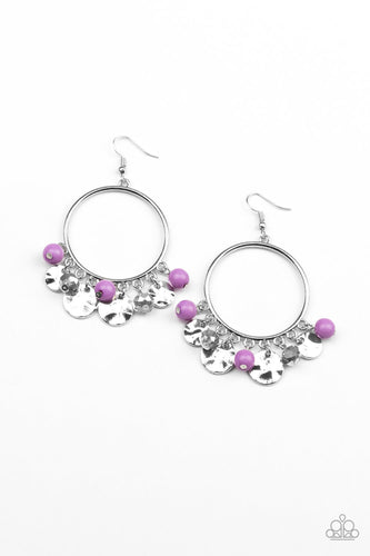 Chroma Chimes - Purple-Jewelry-Just Because Jewels, Paparazzi Accessories-Just Because Jewels