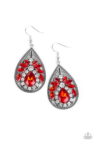 Candlelight Sparkle – Red-Jewelry-Just Because Jewels, Paparazzi Accessories-Just Because Jewels