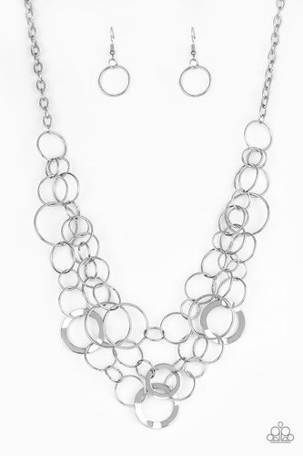 Main Street Mechanics - Silver-Just Because Jewels, Paparazzi Accessories-Just Because Jewels