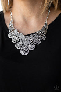 Mess With The Bull - Silver-Just Because Jewels, Paparazzi Accessories-Just Because Jewels