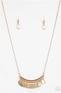 Bohemian Bombshell - Gold-Jewelry-Just Because Jewels, Paparazzi Accessories-Just Because Jewels