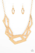 Load image into Gallery viewer, Break The Mold - Gold-Jewelry-Just Because Jewels, Paparazzi Accessories-Just Because Jewels