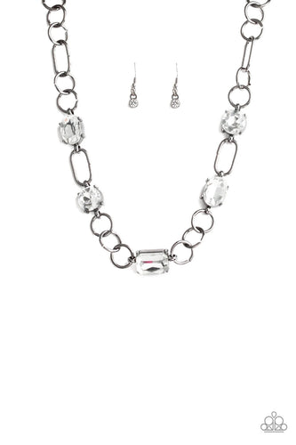 Urban District - Black-Just Because Jewels, Paparazzi Accessories-Just Because Jewels