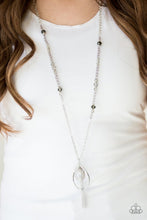 Load image into Gallery viewer, Teardroppin Tassels - Silver-Just Because Jewels, Paparazzi Accessories-Just Because Jewels
