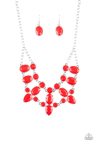 Goddess Glow - Red-Just Because Jewels, Paparazzi Accessories-Just Because Jewels