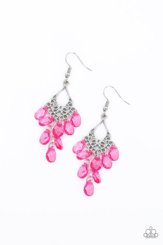 What Happens In Maui -Pink-Just Because Jewels, Paparazzi Accessories-Just Because Jewels