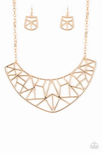 Strike While HAUTE - Gold-Just Because Jewels, Paparazzi Accessories-Just Because Jewels