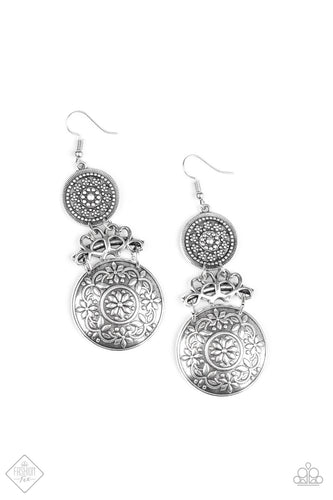 Garden Adventure - Silver-Just Because Jewels, Paparazzi Accessories-Just Because Jewels