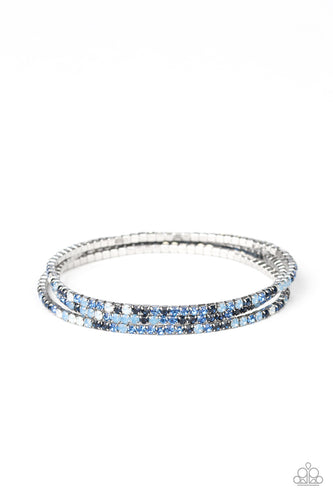 Sugar and ICE - Blue-Just Because Jewels, Paparazzi Accessories-Just Because Jewels