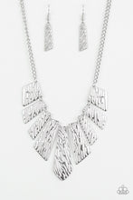 Load image into Gallery viewer, Texture Tigress – Silver-Just Because Jewels, Paparazzi Accessories-Just Because Jewels