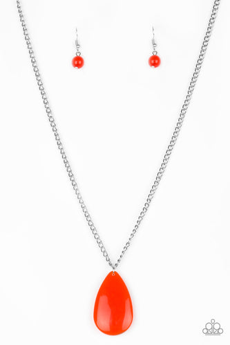 So Pop-YOU-lar - Orange-Just Because Jewels, Paparazzi Accessories-Just Because Jewels